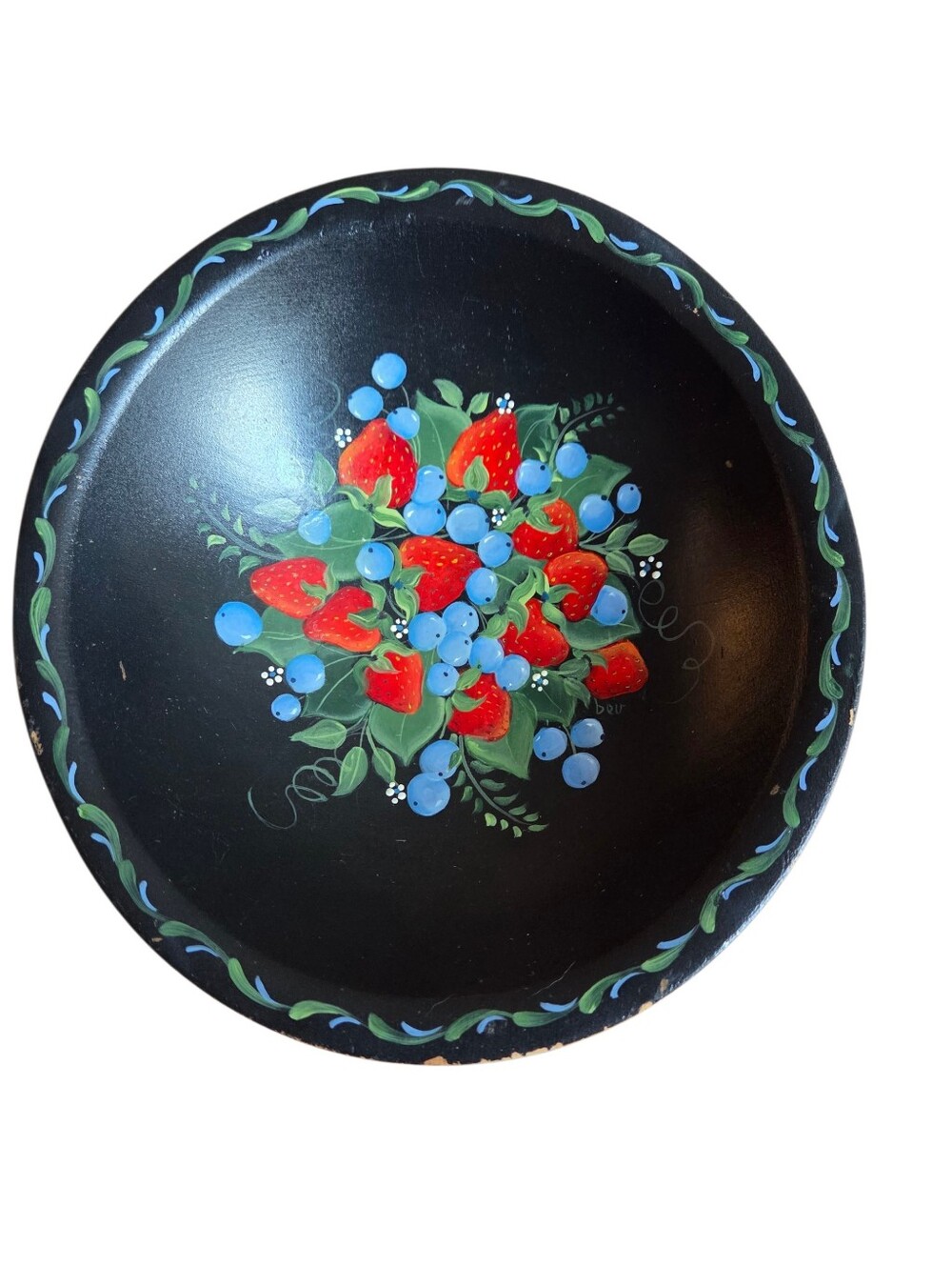 Vintage Dillingham Hart, MI. Hand-Carved Wooden Decorative Bowl Made of Maple
